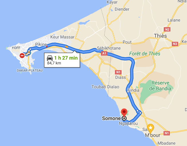 allo taxi Somone Dakar téléphone 77 794 22 17